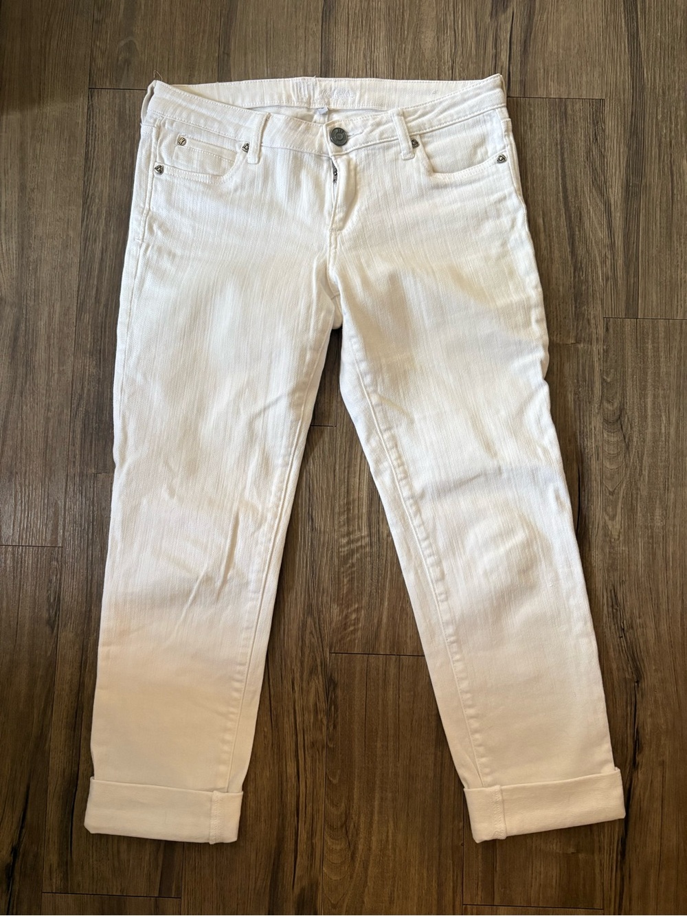 White Women's Straight-Leg Jeans
